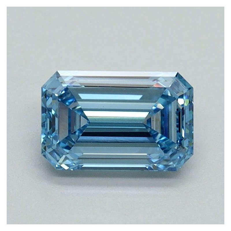Diament laboratoryjny o barwie fantazyjnej szlif szmaragdowy, 1.01ct, VVS2, Fancy Intense Blue, IGI LG616434270 Diament laboratoryjny o barwie fantazyjnej szlif szmaragdowy, 1.01ct, VVS2, Fancy Intense Blue, IGI LG616434270