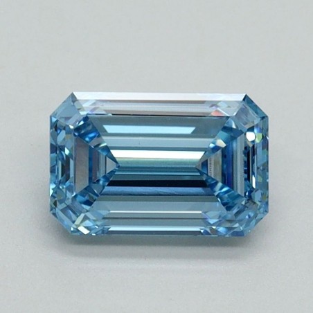 Diament laboratoryjny o barwie fantazyjnej szlif szmaragdowy, 1.01ct, VVS2, Fancy Intense Blue, IGI LG616434270