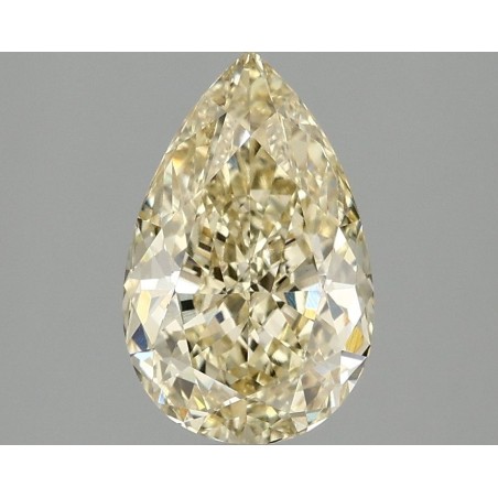 Diament laboratoryjny o barwie fantazyjnej szlif gruszkowy, 2.08ct, VVS2, Fancy Intense Yellow, IGI LG689586814