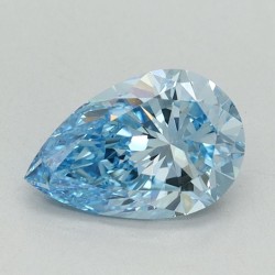 Diament laboratoryjny o barwie fantazyjnej szlif gruszkowy, 1.01ct, VVS2, Fancy Vivid Blue, IGI LG634429967