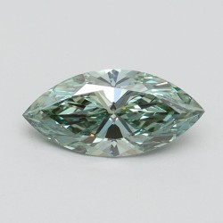 Diament laboratoryjny o barwie fantazyjnej markiza, 1.01ct, VVS2, Fancy Intense Green, IGI LG608362772