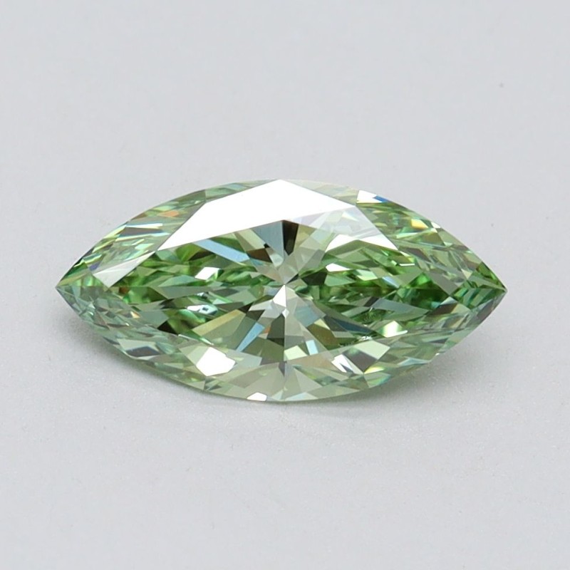 Diament laboratoryjny o barwie fantazyjnej markiza, 1.01ct, VVS2, Fancy Vivid Green, IGI LG611371223