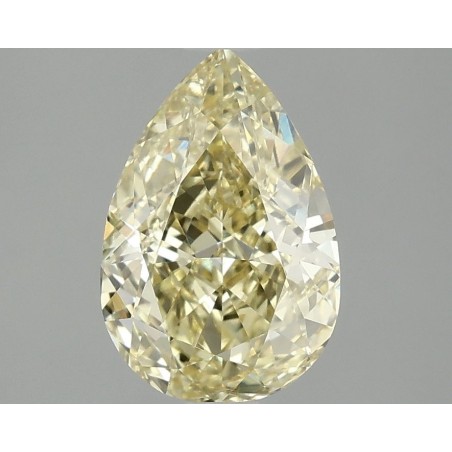 Diament laboratoryjny o barwie fantazyjnej szlif gruszkowy, 2.07ct, VVS2, Fancy Vivid Yellow, IGI LG689586835