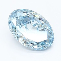 Diament laboratoryjny o barwie fantazyjnej szlif owalny, 1.29ct, VVS2, Fancy Vivid Blue, IGI LG639411181