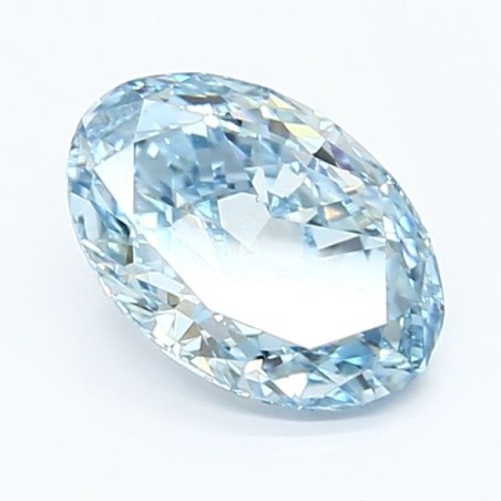 Diament laboratoryjny o barwie fantazyjnej szlif owalny, 1.29ct, VVS2, Fancy Vivid Blue, IGI LG639411181