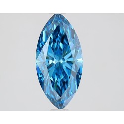 Diament laboratoryjny o barwie fantazyjnej markiza, 1.43ct, VVS2, Fancy Vivid Blue, IGI LG713526334
