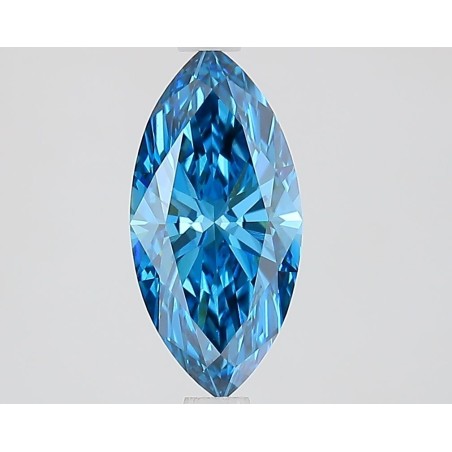 Diament laboratoryjny o barwie fantazyjnej markiza, 1.43ct, VVS2, Fancy Vivid Blue, IGI LG713526334