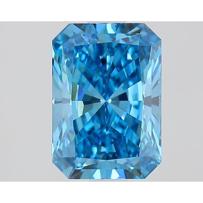 Diament laboratoryjny o barwie fantazyjnej radiant, 1.51ct, VVS2, Fancy Vivid Blue, IGI LG711517443 Diament laboratoryjny o barwie fantazyjnej radiant, 1.51ct, VVS2, Fancy Vivid Blue, IGI LG711517443