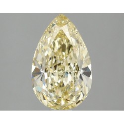 Diament laboratoryjny o barwie fantazyjnej szlif gruszkowy, 2.09ct, VVS2, Fancy Intense Yellow, IGI LG689542729