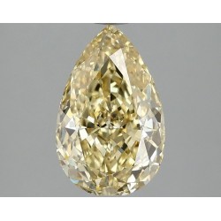 Diament laboratoryjny o barwie fantazyjnej szlif gruszkowy, 2.09ct, VVS2, Fancy Vivid Yellow, IGI LG689542738
