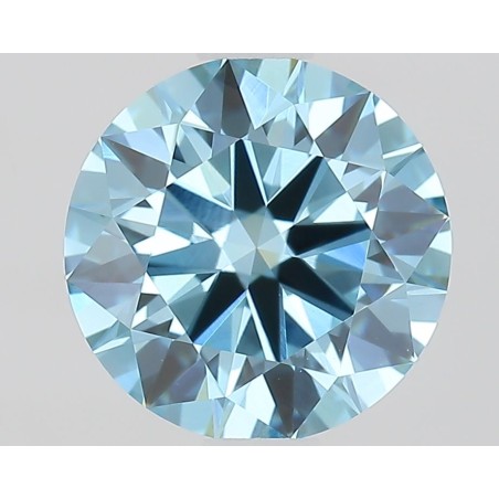 Diament laboratoryjny o barwie fantazyjnej szlif okrągły, 1.42ct, VVS2, Fancy Vivid Blue, IGI LG691565521
