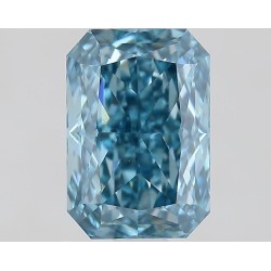 Diament laboratoryjny o barwie fantazyjnej radiant, 1.34ct, VVS2, Fancy Vivid Blue, IGI LG660432054