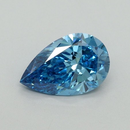 Diament laboratoryjny o barwie fantazyjnej szlif gruszkowy, 1ct, VVS2, Fancy Vivid Blue, IGI LG704576378
