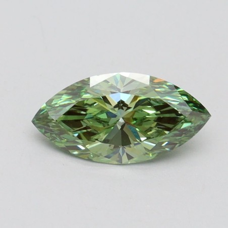 Diament laboratoryjny o barwie fantazyjnej markiza, 1.04ct, VVS2, Fancy Vivid Green, IGI LG611355330