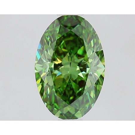 Diament laboratoryjny o barwie fantazyjnej szlif owalny, 1.1ct, VVS2, Fancy Vivid Green, IGI LG737570492