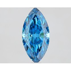 Diament laboratoryjny o barwie fantazyjnej markiza, 1.09ct, VVS2, Fancy Vivid Blue, IGI LG739535052