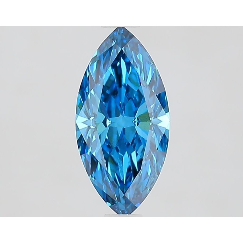 Diament laboratoryjny o barwie fantazyjnej markiza, 1.09ct, VVS2, Fancy Vivid Blue, IGI LG739535052