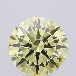 Diament laboratoryjny o barwie fantazyjnej szlif okrągły, 2.01ct, VVS2, Fancy Intense Yellow, IGI LG685530707