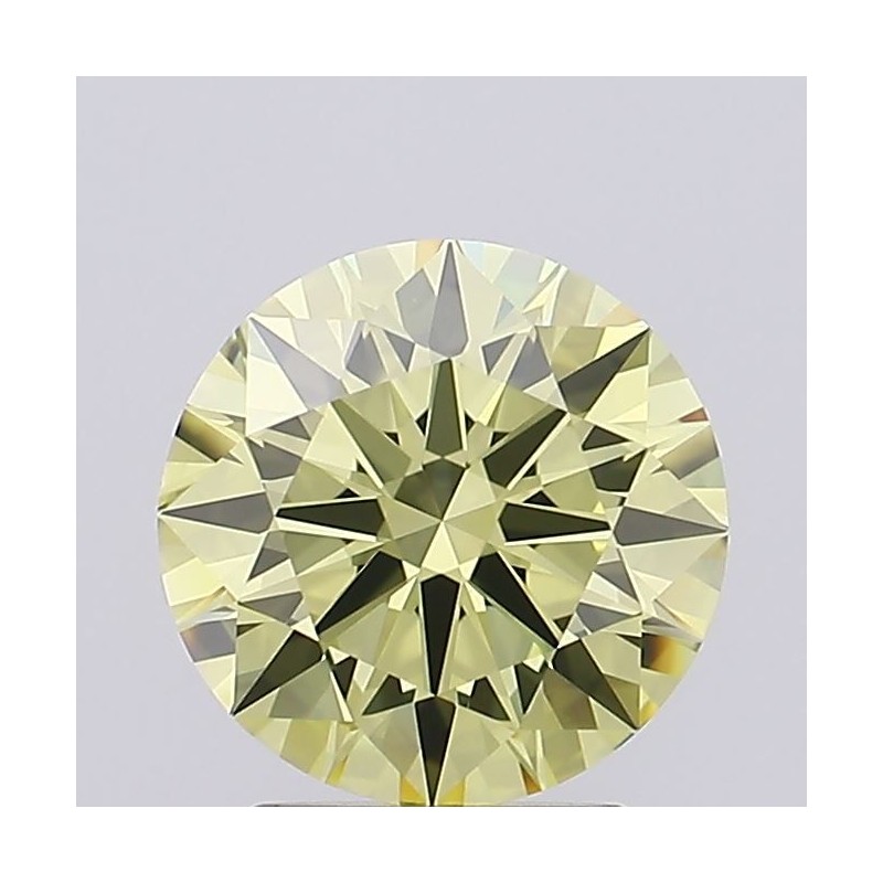 Diament laboratoryjny o barwie fantazyjnej szlif okrągły, 2.01ct, VVS2, Fancy Intense Yellow, IGI LG685530707