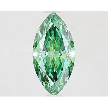 Diament laboratoryjny o barwie fantazyjnej markiza, 1.06ct, VVS2, Fancy Vivid Green, IGI LG739524333