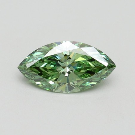 Diament laboratoryjny o barwie fantazyjnej markiza, 0.86ct, VVS2, Fancy Vivid Green, IGI LG615345766
