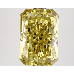 Diament laboratoryjny o barwie fantazyjnej radiant, 2.69ct, VVS2, Fancy Intense Yellow, IGI LG655411362