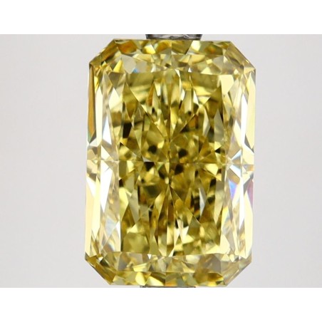 Diament laboratoryjny o barwie fantazyjnej radiant, 2.69ct, VVS2, Fancy Intense Yellow, IGI LG655411362