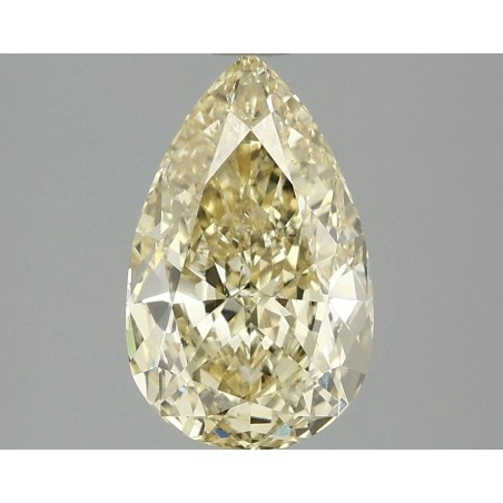 Diament laboratoryjny o barwie fantazyjnej szlif gruszkowy, 2.1ct, VVS2, Fancy Vivid Yellow, IGI LG691579320