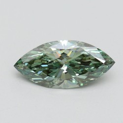 Diament laboratoryjny o barwie fantazyjnej markiza, 1.01ct, VVS2, Fancy Intense Green, IGI LG608362861