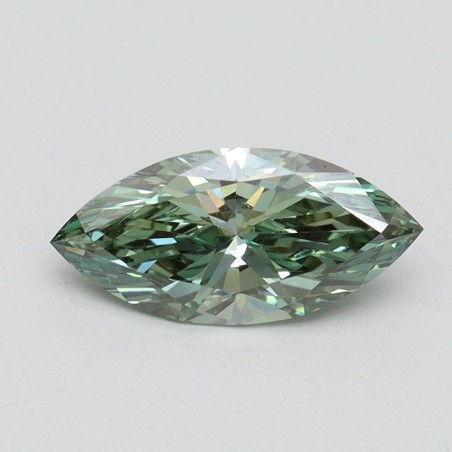 Diament laboratoryjny o barwie fantazyjnej markiza, 1.01ct, VVS2, Fancy Intense Green, IGI LG608362861