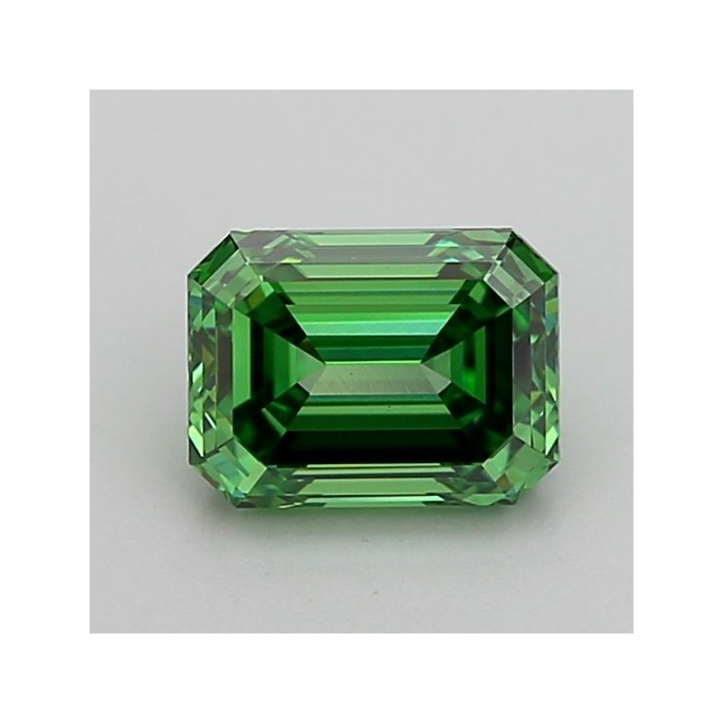 Diament laboratoryjny o barwie fantazyjnej szlif szmaragdowy, 1.01ct, VVS2, Fancy Vivid Green, IGI LG717598792 Diament laboratoryjny o barwie fantazyjnej szlif szmaragdowy, 1.01ct, VVS2, Fancy Vivid Green, IGI LG717598792