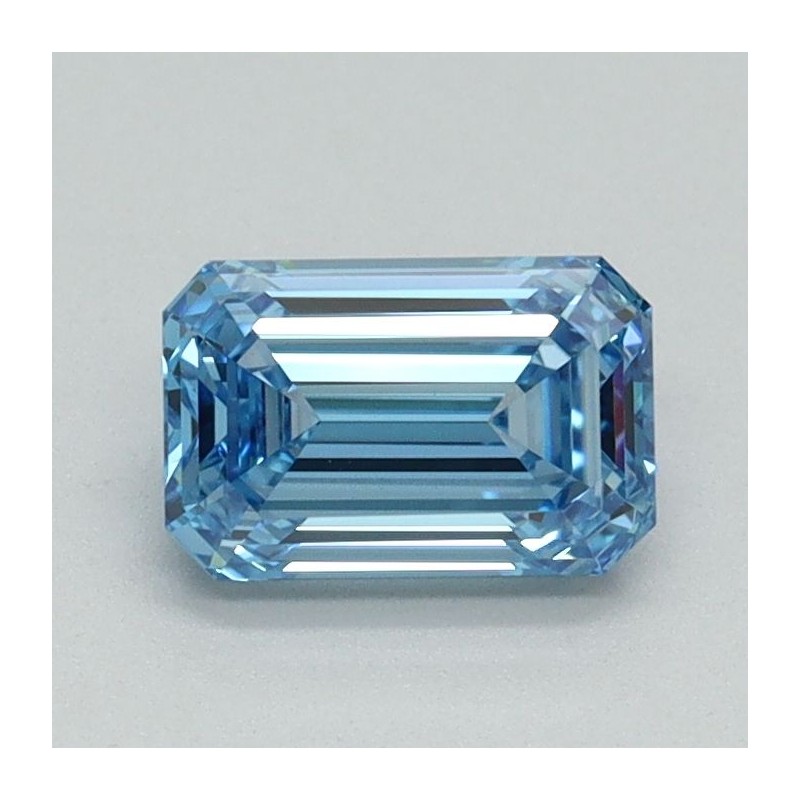 Diament laboratoryjny o barwie fantazyjnej szlif szmaragdowy, 0.84ct, VVS2, Fancy Intense Blue, IGI LG616434250 Diament laboratoryjny o barwie fantazyjnej szlif szmaragdowy, 0.84ct, VVS2, Fancy Intense Blue, IGI LG616434250