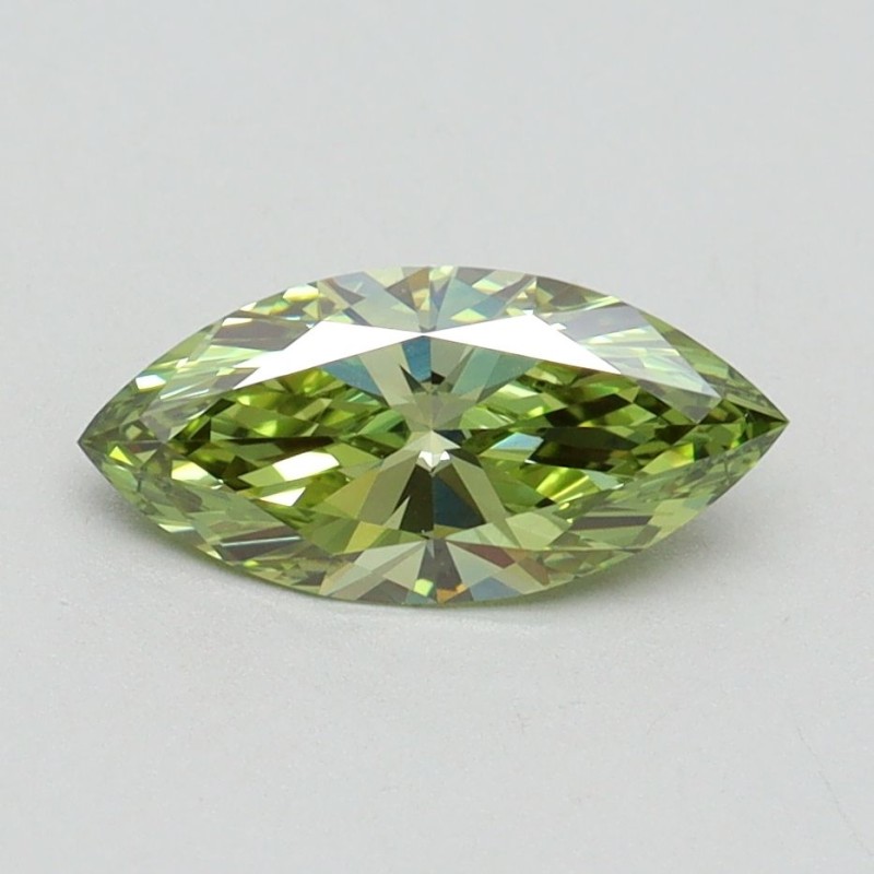 Diament laboratoryjny o barwie fantazyjnej markiza, 0.84ct, VVS2, Fancy Vivid Green, IGI LG611371210 Diament laboratoryjny o barwie fantazyjnej markiza, 0.84ct, VVS2, Fancy Vivid Green, IGI LG611371210