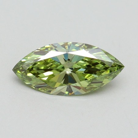 Diament laboratoryjny o barwie fantazyjnej markiza, 0.84ct, VVS2, Fancy Vivid Green, IGI LG611371210