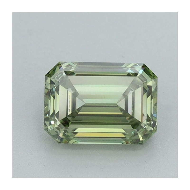 Diament laboratoryjny o barwie fantazyjnej szlif szmaragdowy, 1.03ct, VVS2, Fancy Vivid Green, IGI LG659437609 Diament laboratoryjny o barwie fantazyjnej szlif szmaragdowy, 1.03ct, VVS2, Fancy Vivid Green, IGI LG659437609