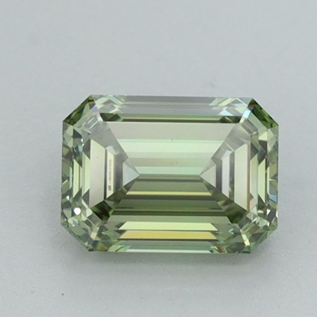 Diament laboratoryjny o barwie fantazyjnej szlif szmaragdowy, 1.03ct, VVS2, Fancy Vivid Green, IGI LG659437609