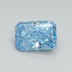 Diament laboratoryjny o barwie fantazyjnej radiant, 0.8ct, VVS2, Fancy Vivid Blue, IGI LG533213602