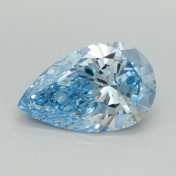 Diament laboratoryjny o barwie fantazyjnej szlif gruszkowy, 1.01ct, VVS2, Fancy Vivid Blue, IGI LG650407858