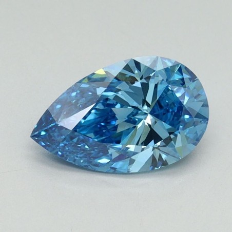 Diament laboratoryjny o barwie fantazyjnej szlif gruszkowy, 1ct, VVS2, Fancy Vivid Blue, IGI LG704576388