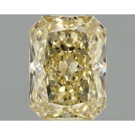 Diament laboratoryjny o barwie fantazyjnej radiant, 1.1ct, VVS2, Fancy Intense Yellow, IGI LG660496195