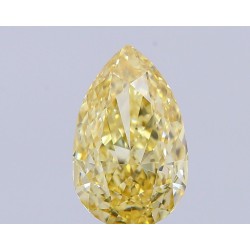 Diament laboratoryjny o barwie fantazyjnej szlif gruszkowy, 2.87ct, VVS2, Fancy Intense Yellow, IGI LG635491640