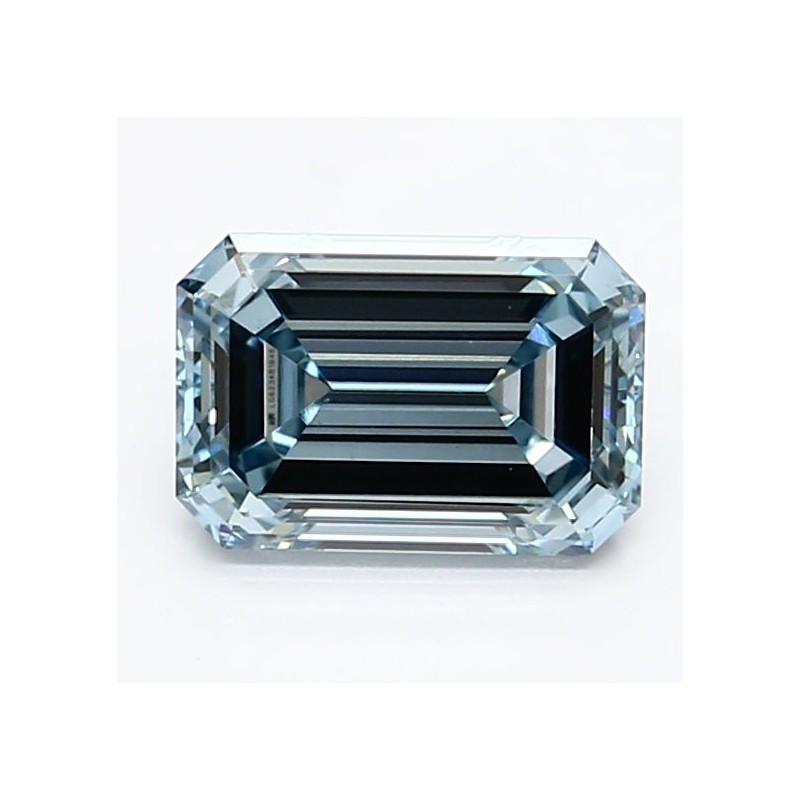 Diament laboratoryjny o barwie fantazyjnej szlif szmaragdowy, 1.23ct, VVS2, Fancy Intense Blue, IGI LG623481946 Diament laboratoryjny o barwie fantazyjnej szlif szmaragdowy, 1.23ct, VVS2, Fancy Intense Blue, IGI LG623481946