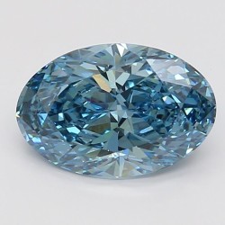 Diament laboratoryjny o barwie fantazyjnej szlif owalny, 2.39ct, VVS2, Fancy Vivid Blue, IGI LG621477426