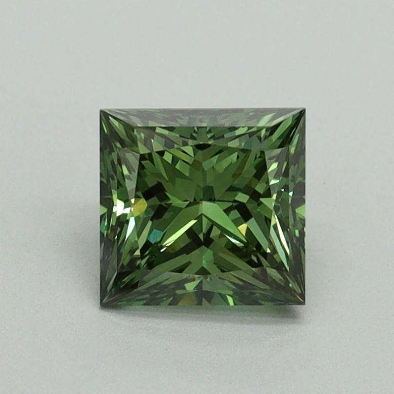 Diament laboratoryjny o barwie fantazyjnej szlif princess, 0.95ct, VVS2, Fancy Vivid Green, IGI LG652440632 Diament laboratoryjny o barwie fantazyjnej szlif princess, 0.95ct, VVS2, Fancy Vivid Green, IGI LG652440632