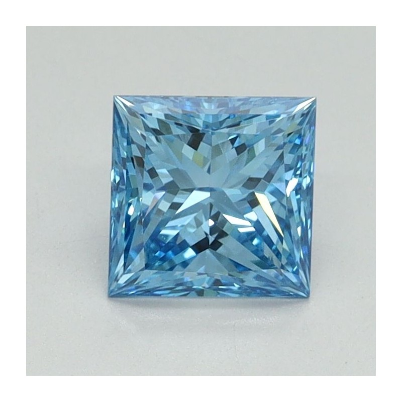 Diament laboratoryjny o barwie fantazyjnej szlif princess, 0.94ct, VVS2, Fancy Vivid Blue, IGI LG700551486 Diament laboratoryjny o barwie fantazyjnej szlif princess, 0.94ct, VVS2, Fancy Vivid Blue, IGI LG700551486