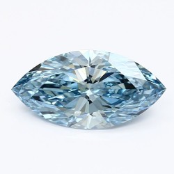 Diament laboratoryjny o barwie fantazyjnej markiza, 1.17ct, VVS2, Fancy Vivid Blue, IGI LG625496077