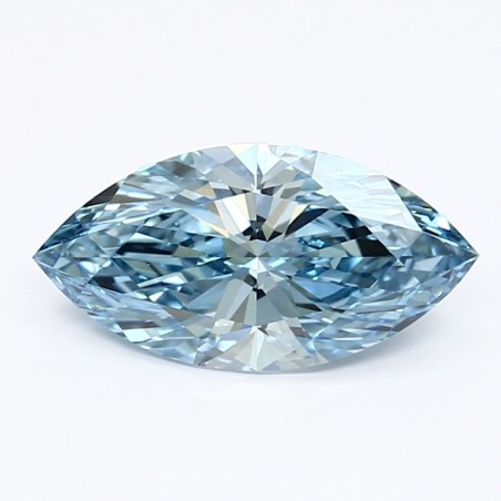 Diament laboratoryjny o barwie fantazyjnej markiza, 1.17ct, VVS2, Fancy Vivid Blue, IGI LG625496077