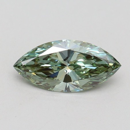 Diament laboratoryjny o barwie fantazyjnej markiza, 1ct, VVS2, Fancy Intense Green, IGI LG610345048