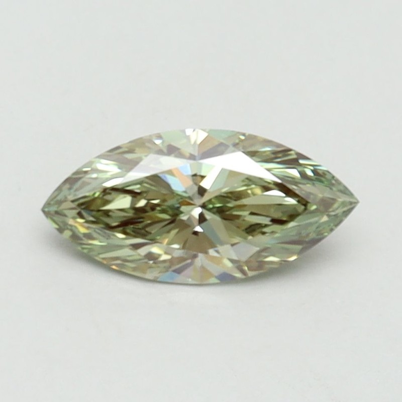 Diament laboratoryjny o barwie fantazyjnej markiza, 1ct, VVS2, Fancy Intense Green, IGI LG611366548