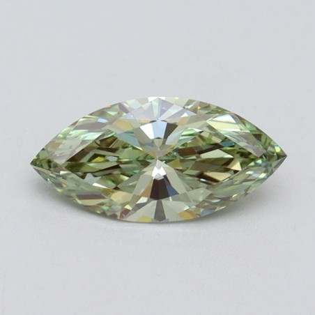 Diament laboratoryjny o barwie fantazyjnej markiza, 1ct, VVS2, Fancy Intense Green, IGI LG611394664